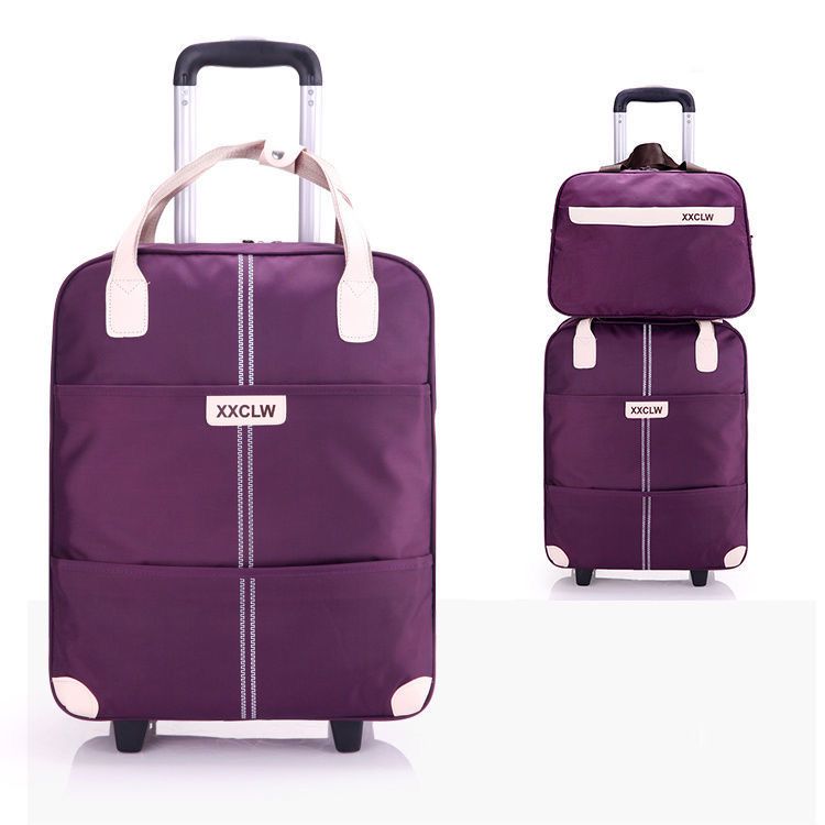 2 in 1 High Quality Big Sizes Trolley Travel Bags