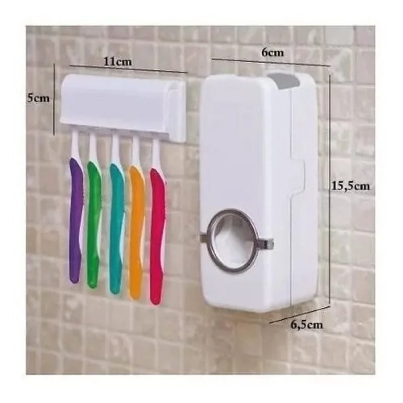 Touch me toothpaste dispenser