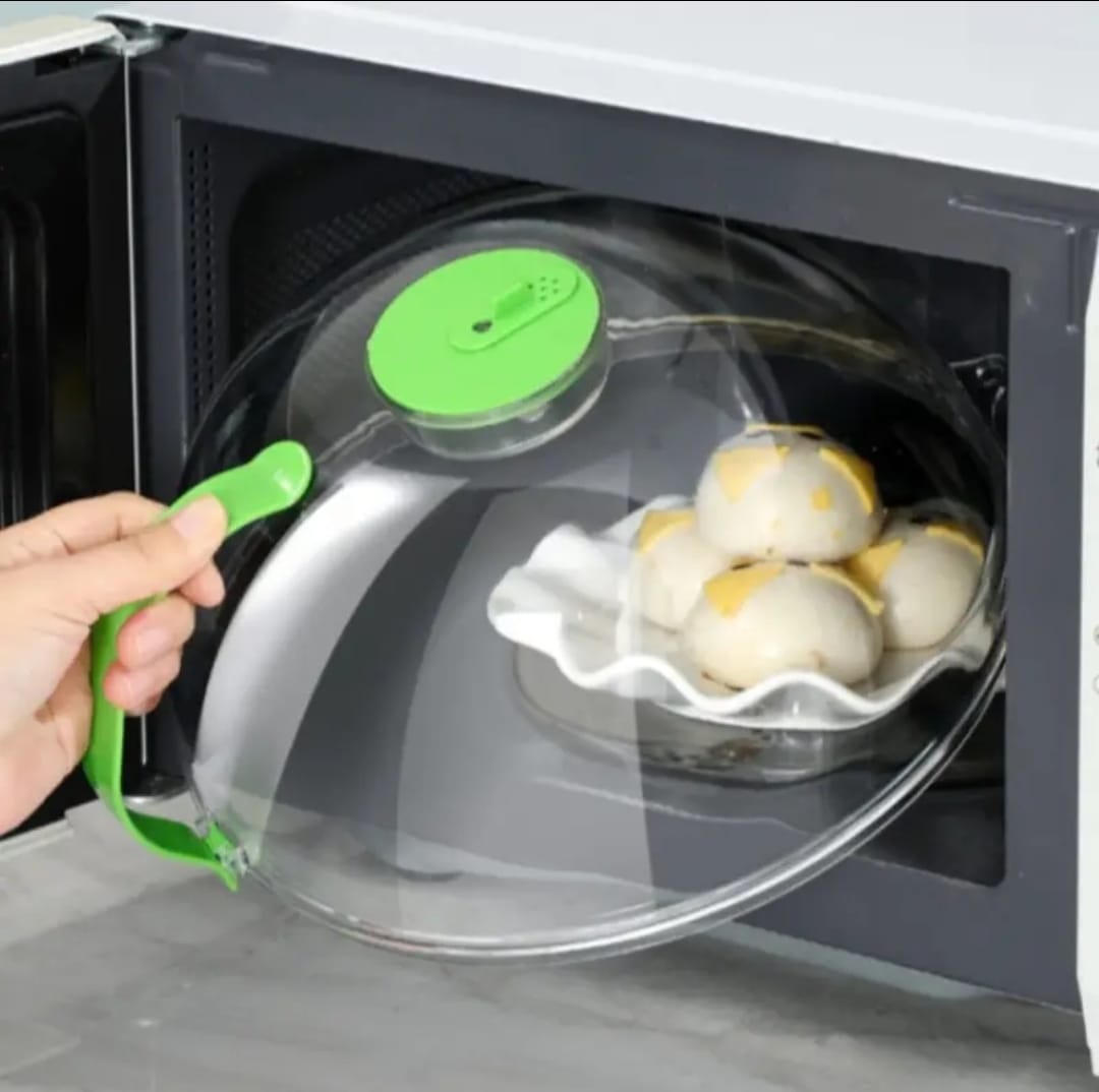 New design big size acrylic microwave food cover