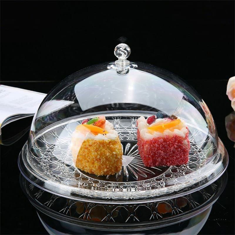 Transparent acrylic food cover