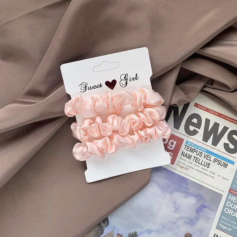 3Pcs Vintage Scrunchie