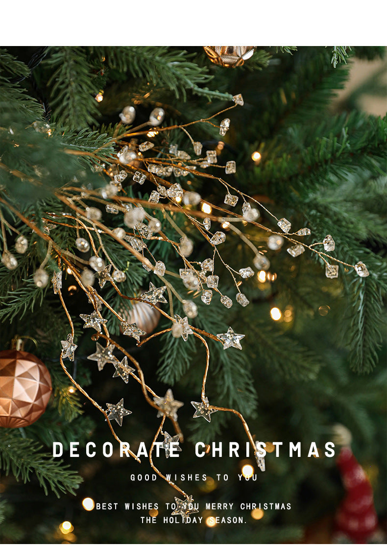 Christmas Decorations Crystal Bud Branches