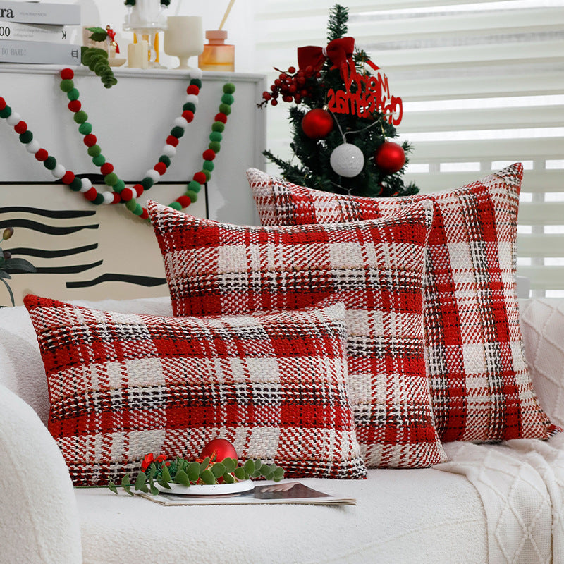 New Christmas Pillowcase Modern Simple Red