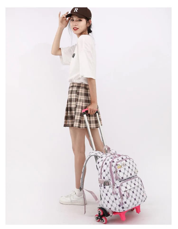 School Wheeled Backpack/School Trolley Bags With Wheels School