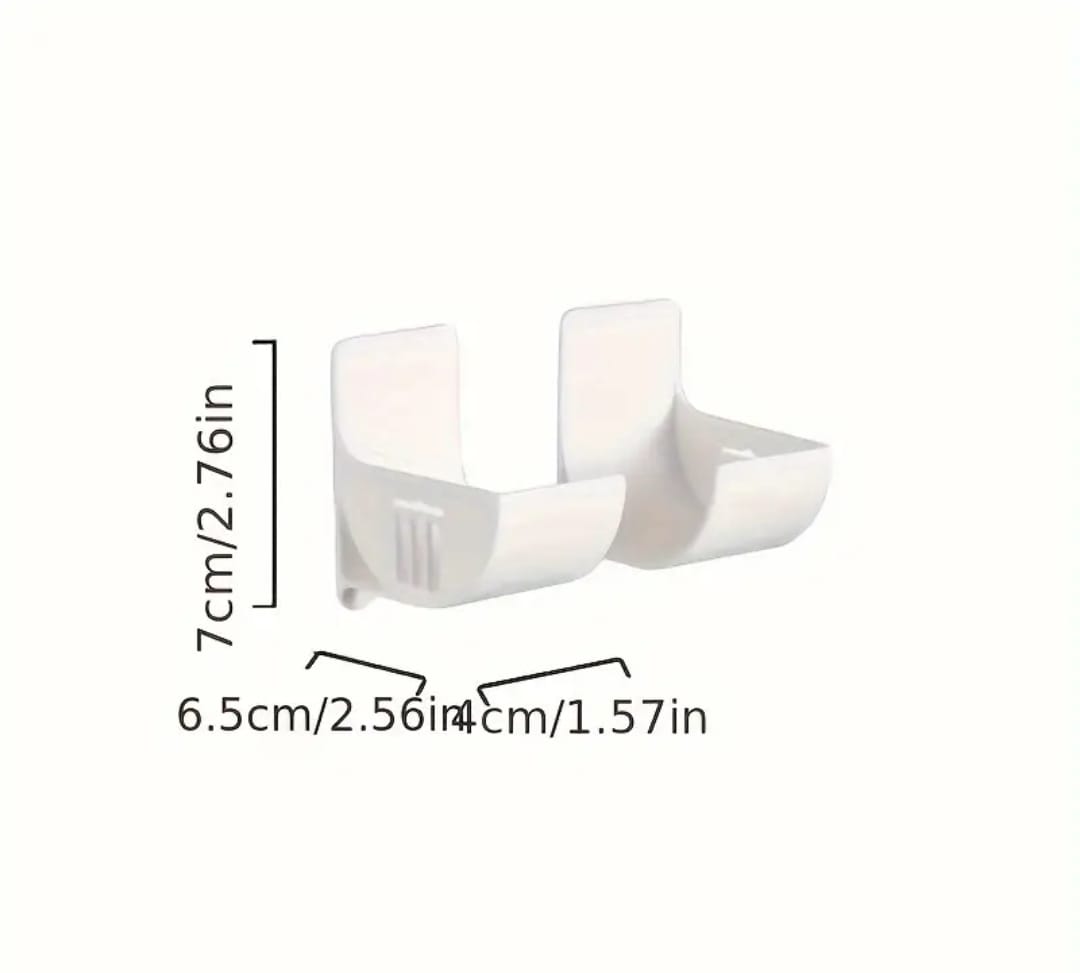 2pcs Non-Drilling Kitchen Storage Rack