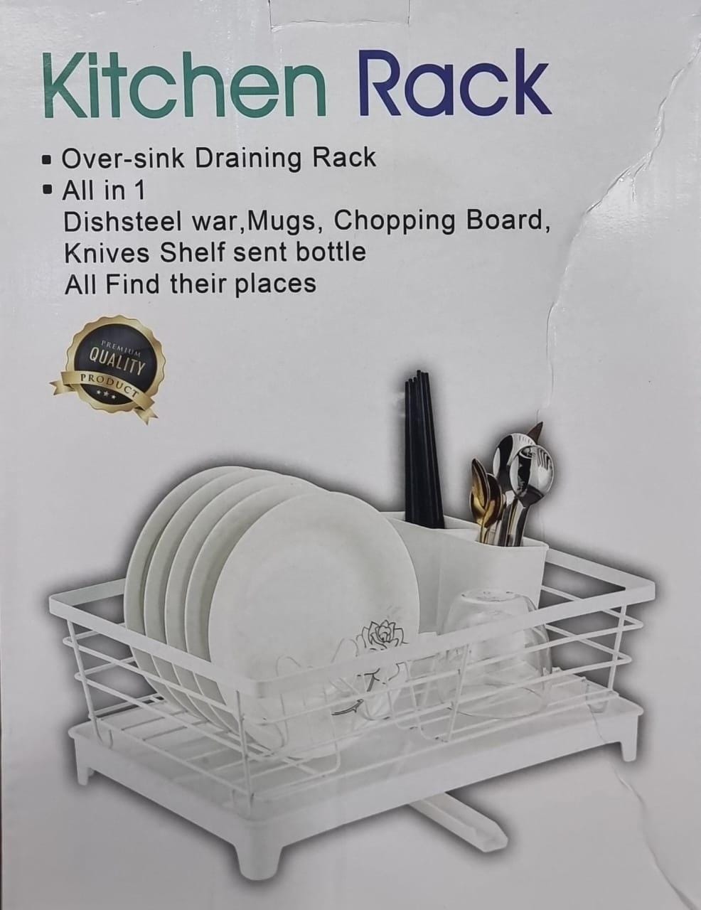 All in 1 over sink kitchen rack dish drainer
