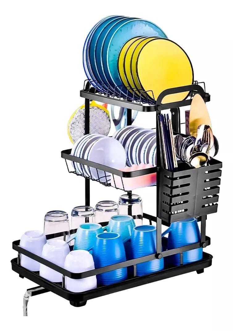 Multifunctional dish rack
Black
