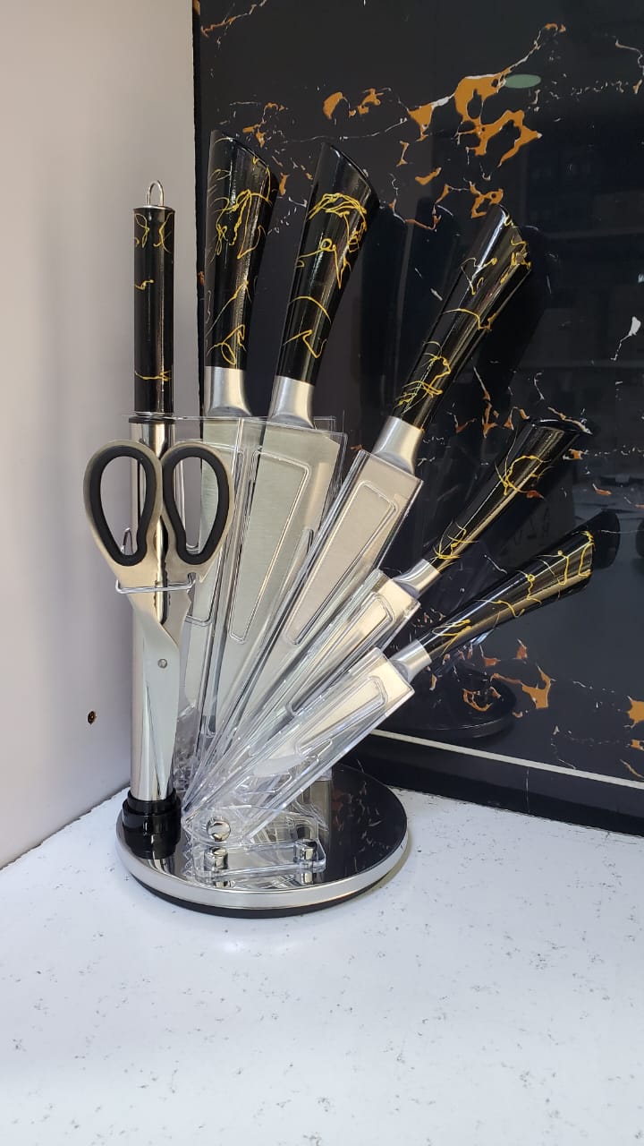 7 pcs Knife Set with Kitchen Knife Holder