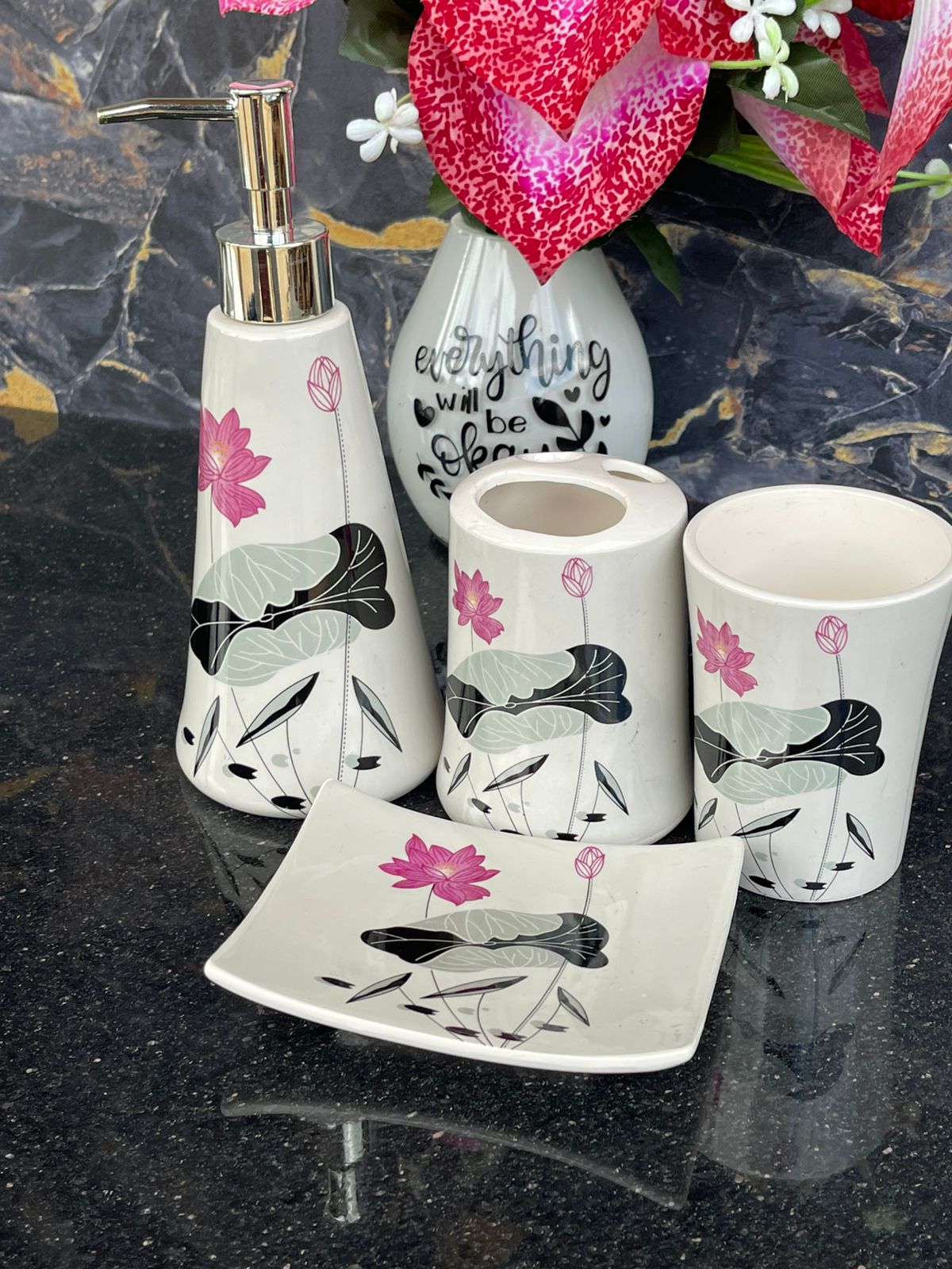 4Pcs Bathroom Accessories