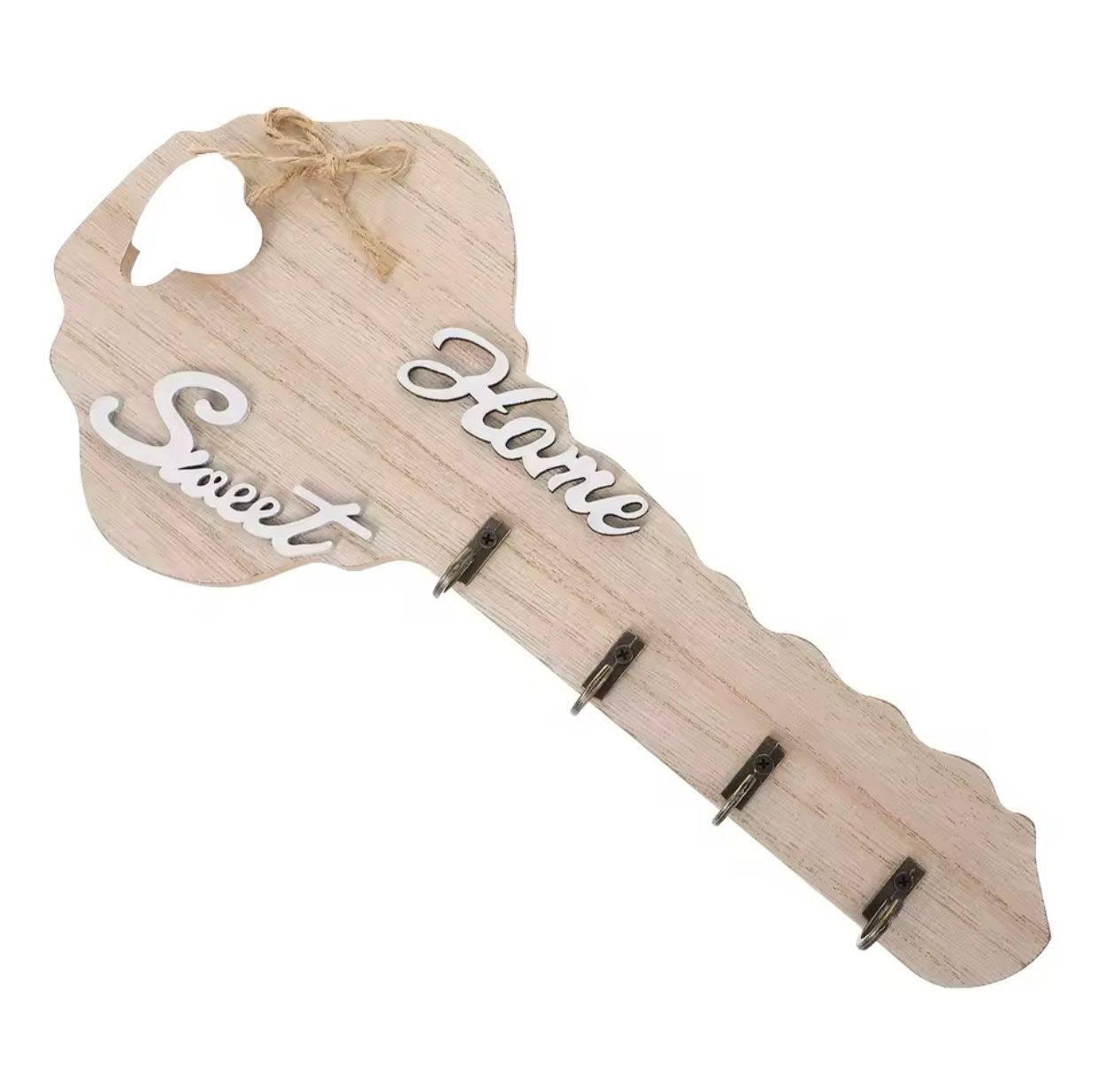 RUSTIC WOOD WALL MOUNTED KEY HOLDER