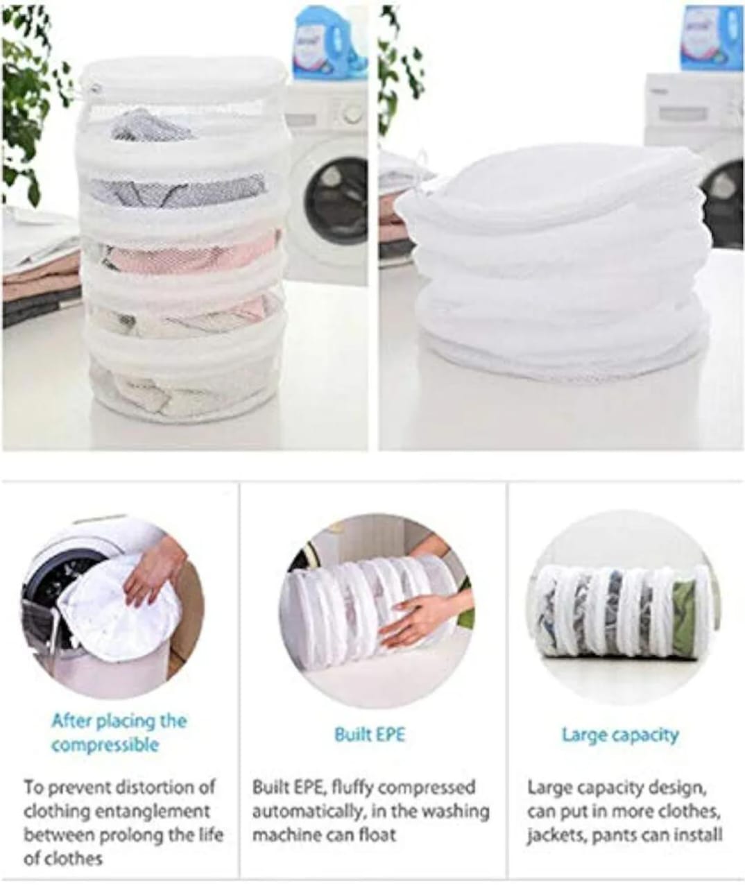 Shoe Washing Machine meshlike Washing Bag, Laundry Mesh Bag for Sneakers, Socks, Bras, Suitable for Travel Storage