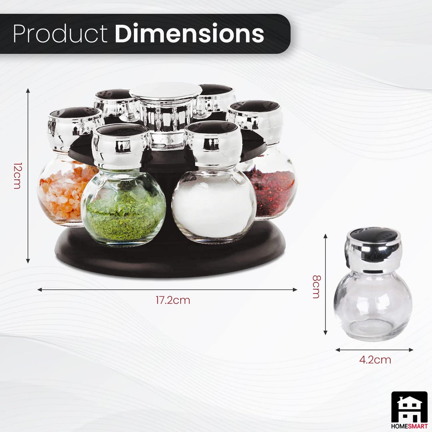Revolving spice rack
