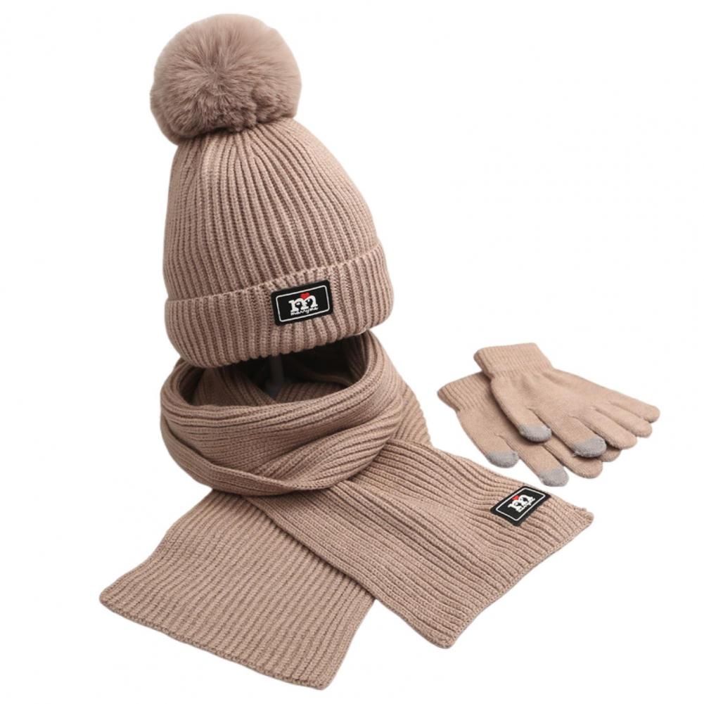 3 IN 1 WINTER KIDS CARTOON THEMED Beanies HAT,SCARF SET AND GLOVES