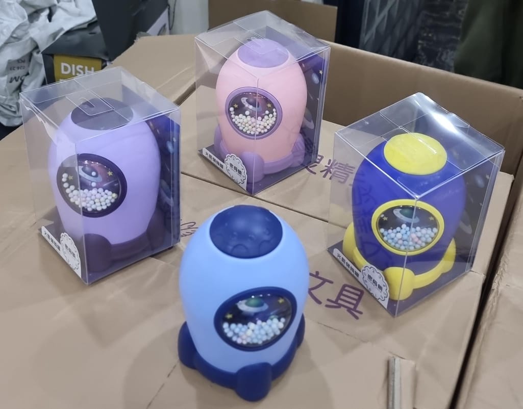 Rocket piggy bank