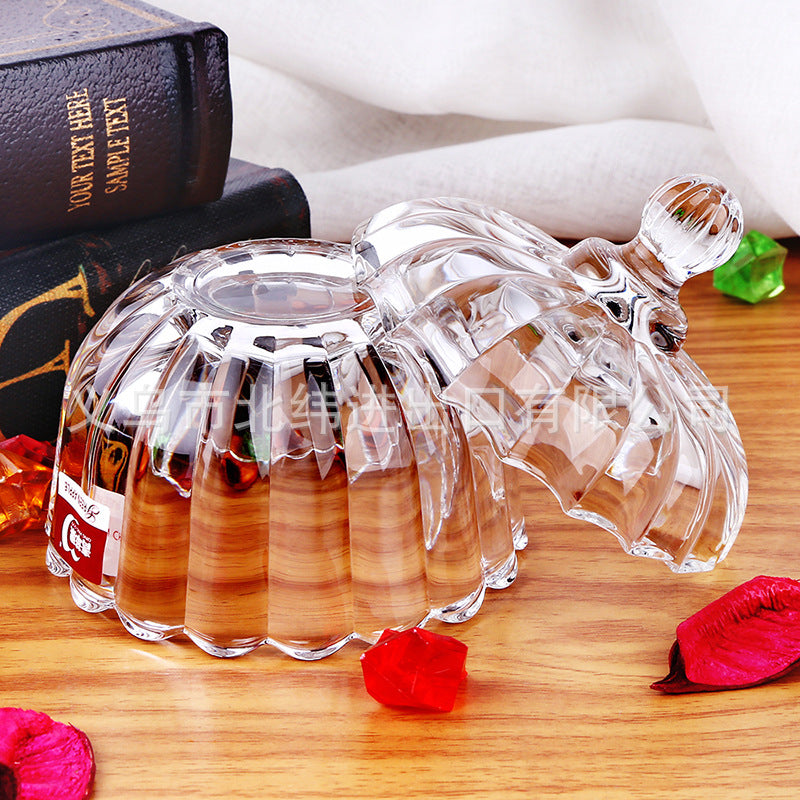 Clear sugar dish