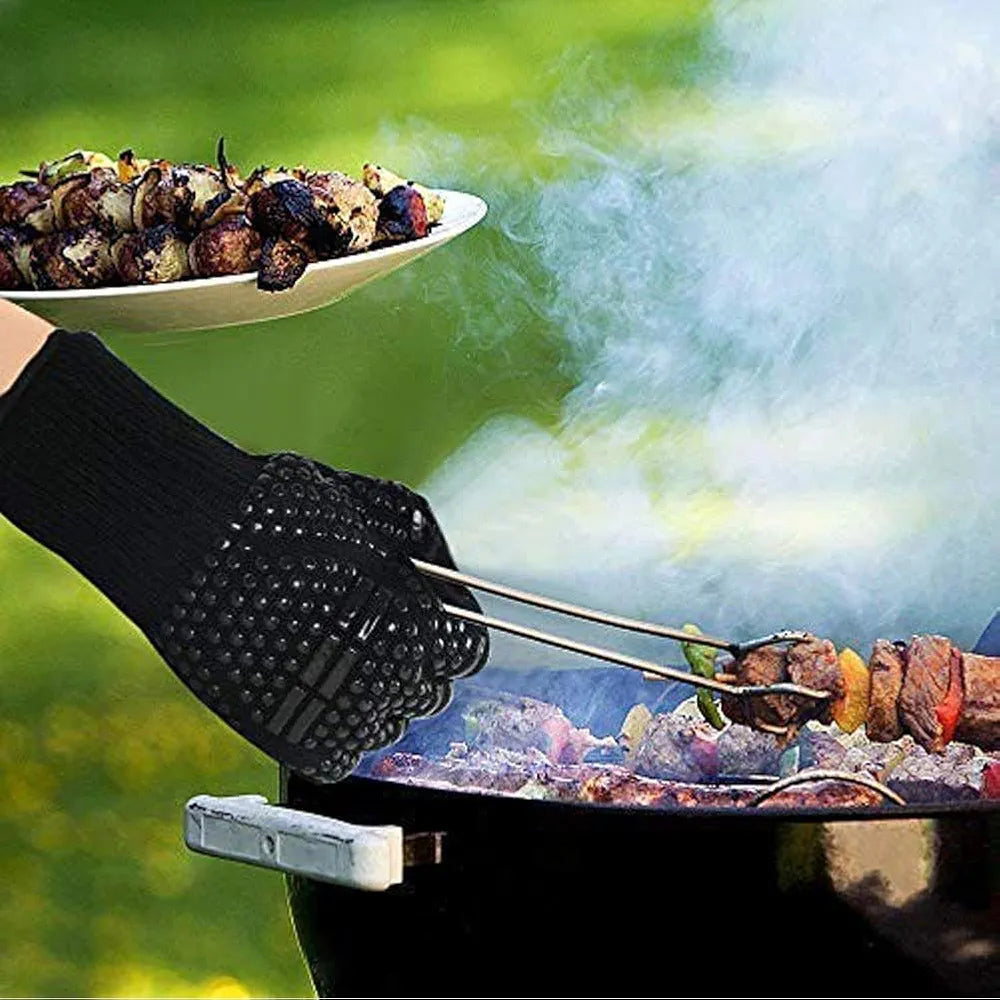 Thermal insulated Barbecue Heat Resistant Gloves