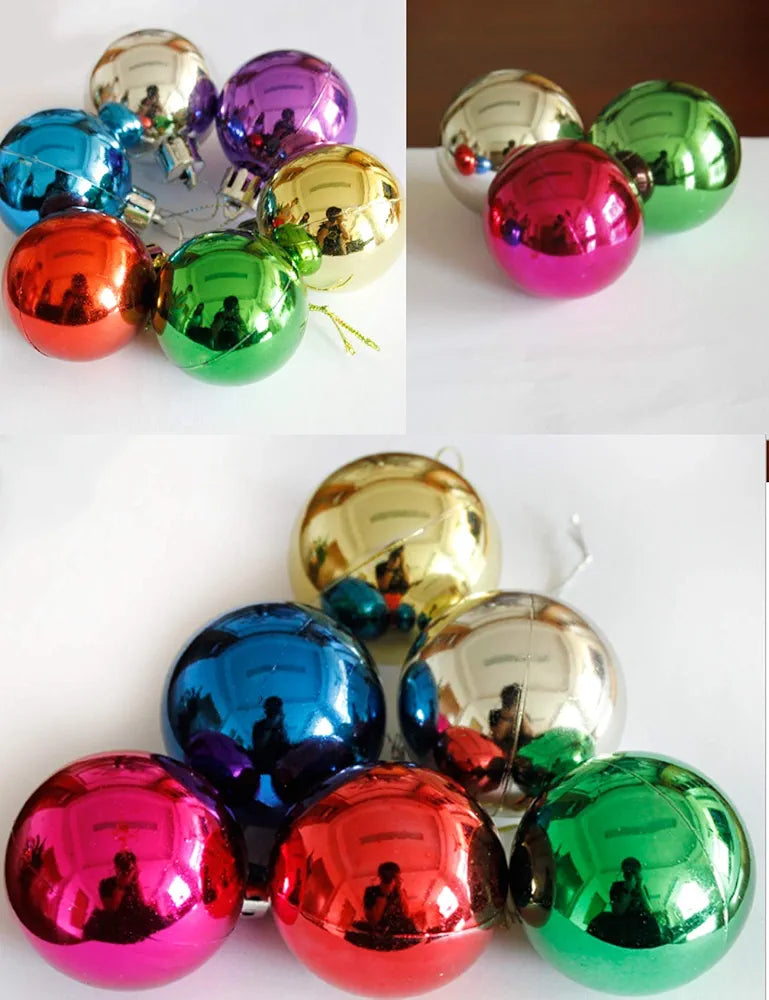 6pcs Christmas tree decor balls