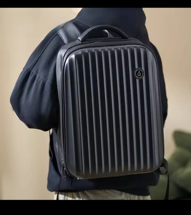 Black hard-shell backpack /laptop backpacks