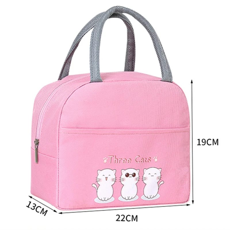 Insulated cartoon lunch bag