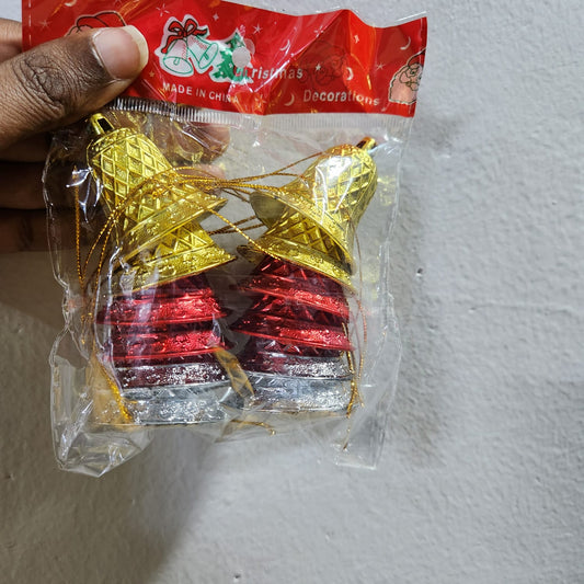 6pcs Christmas bells