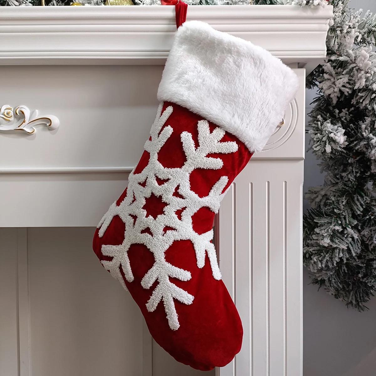 Big Christmas decor socks