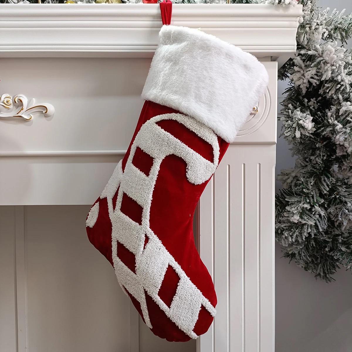Big Christmas decor socks