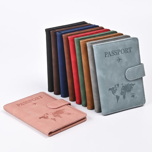 Travel Passport Holder with RFID Protection