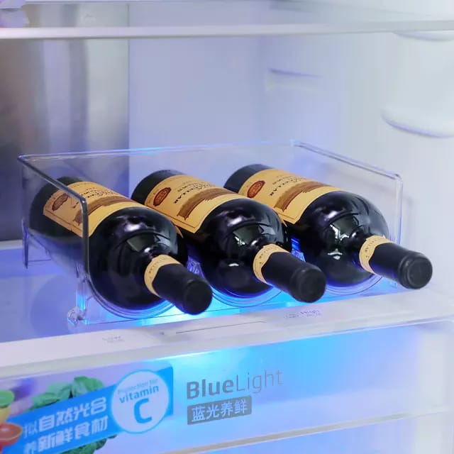 Triple Stackable Wine Bottle Rack Glass Holder /  Bottle Holder