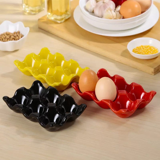 CERAMIC EGG TRAY