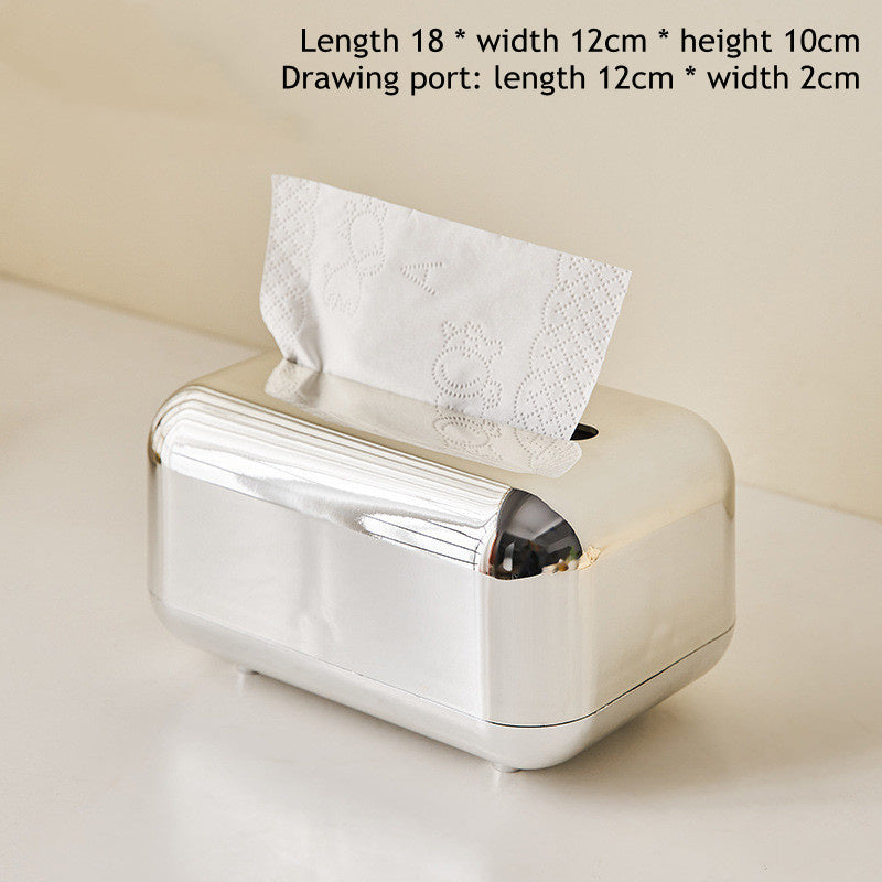 Metallic serviette holder
