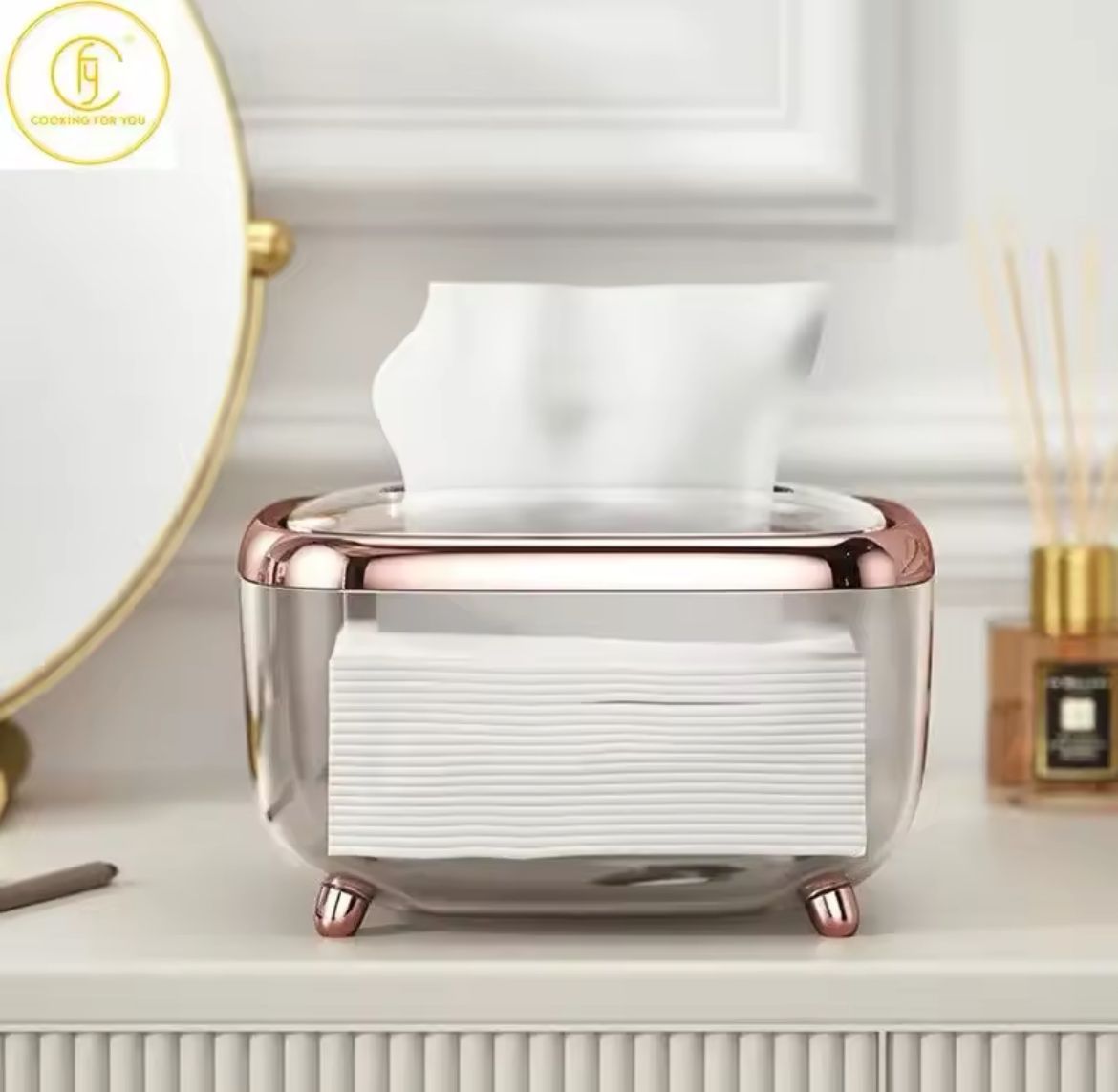 Luxury tissue/serviette holder