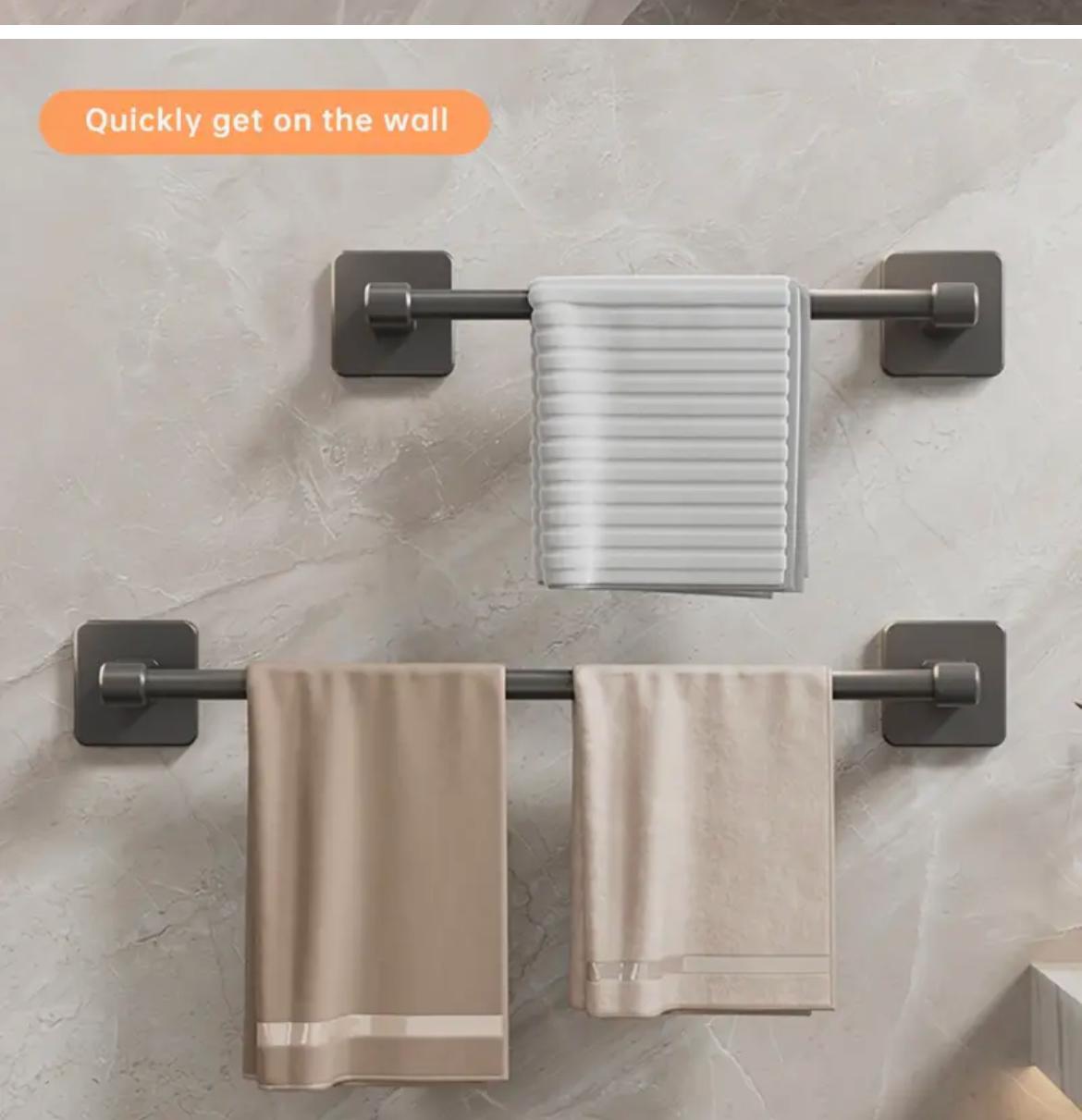 Install Wall-Mounted Towel Rack
