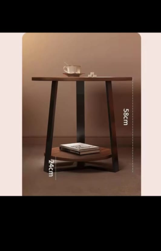 Eye-catching luxury double layered coffe side table