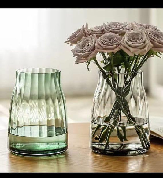 Wide sophisticated green tones Nordic glass