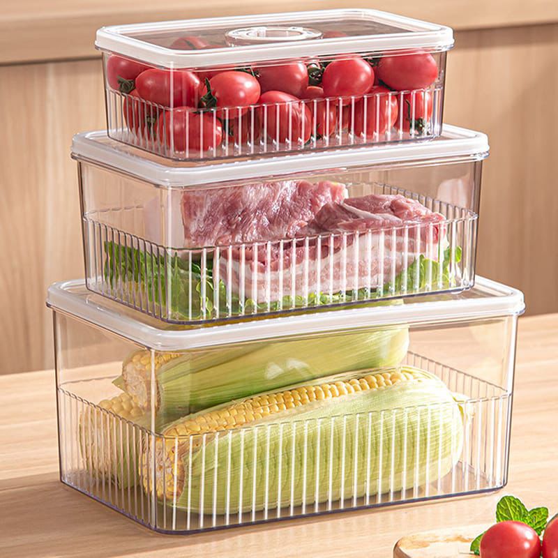 Acrylic Transparent fridge organizer
Set of 3 pcs