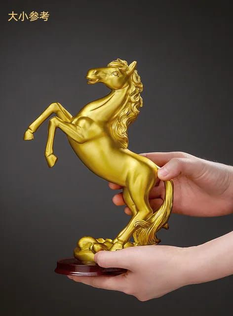 Gold decor horse