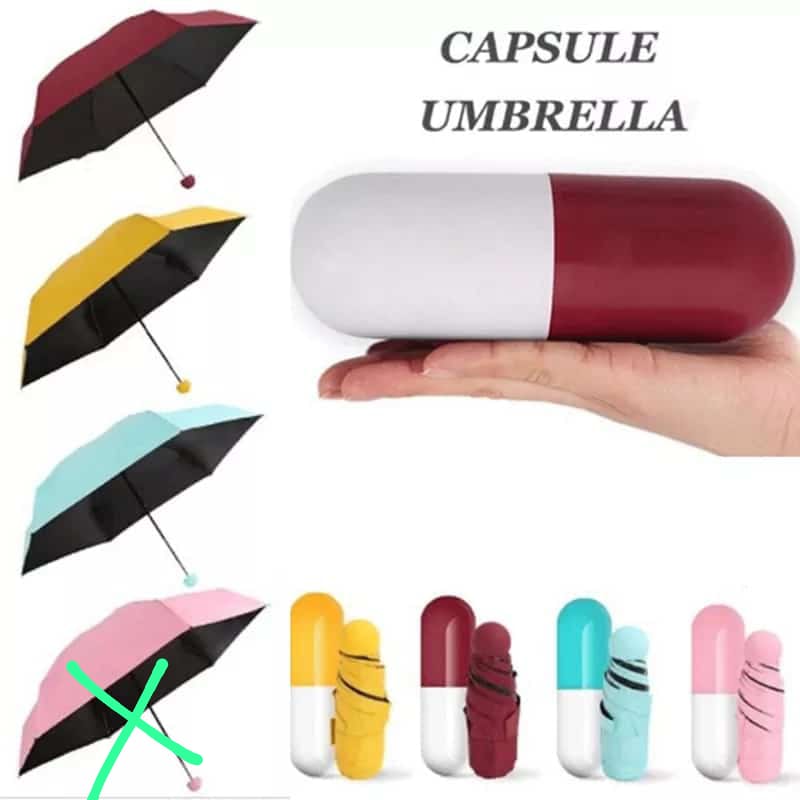 Capsule umbrella