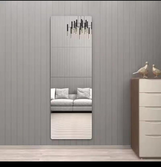 Rectangular Wall Mounted Peel and stick Diy mirror