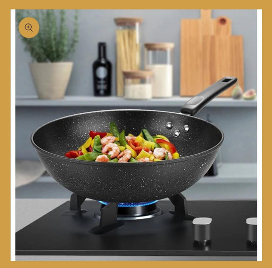 32cm deep frying pan