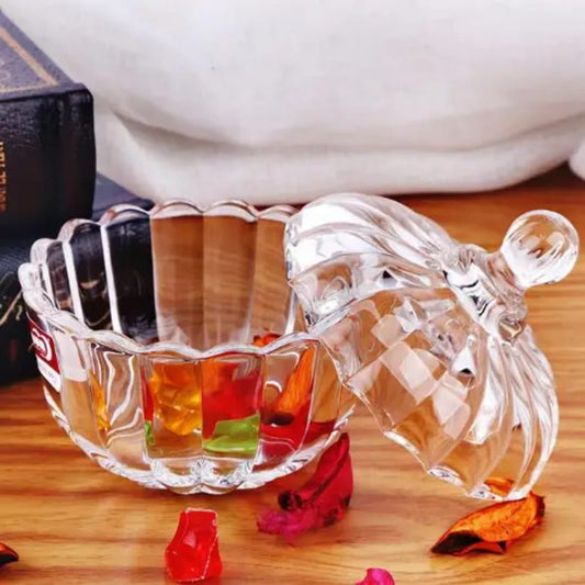 Clear sugar dish