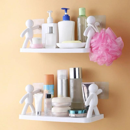Self-adhesive Bathroom Storage Racks