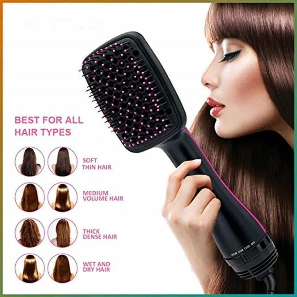 3 in 1 hair straightener brush