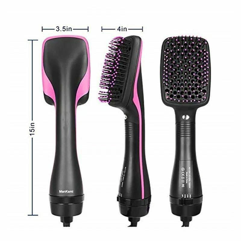 3 in 1 hair straightener brush