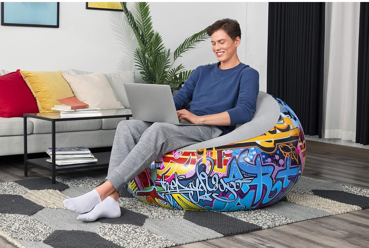 Graffiti Inflatable bean bag Airchair