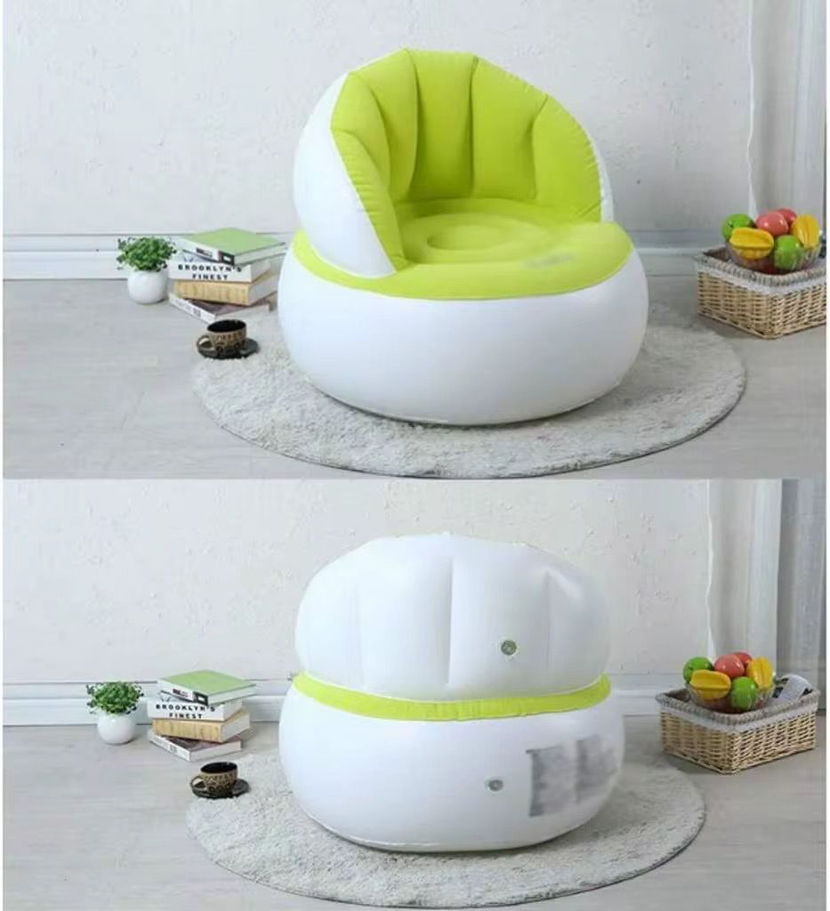 Comfortable Chair Pouf with Backrest Kids inflatable chair