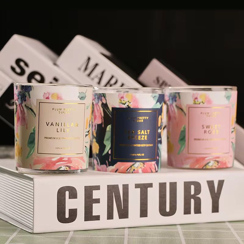 Botanical Scents Aromatherapy Scented Candles, Natural Lasting Fragrance, Smokeless, Stress Relief