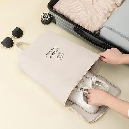 Portable travel shoe bag