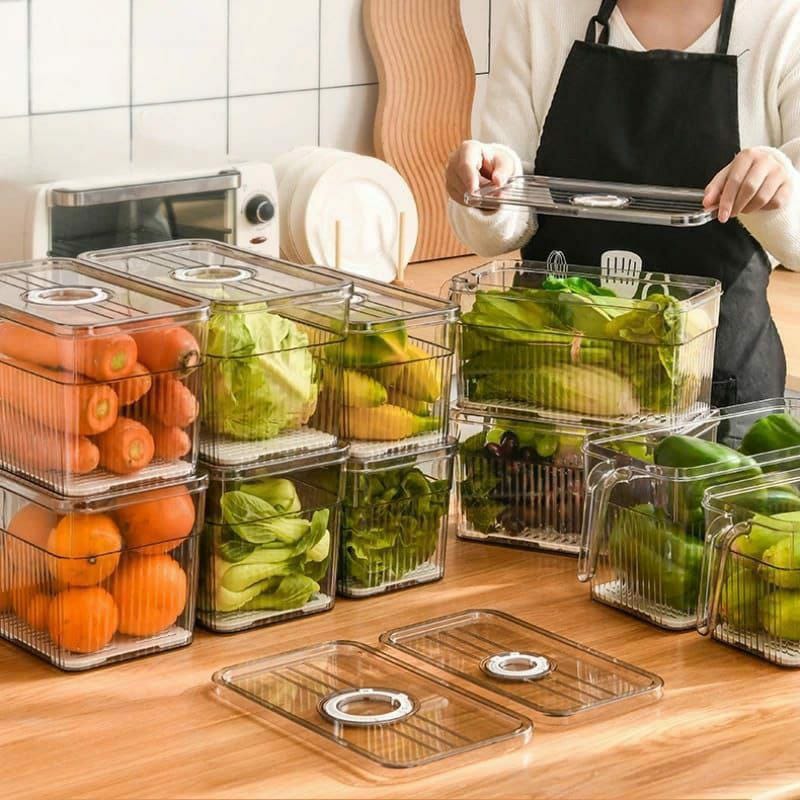 Fridge storage containers