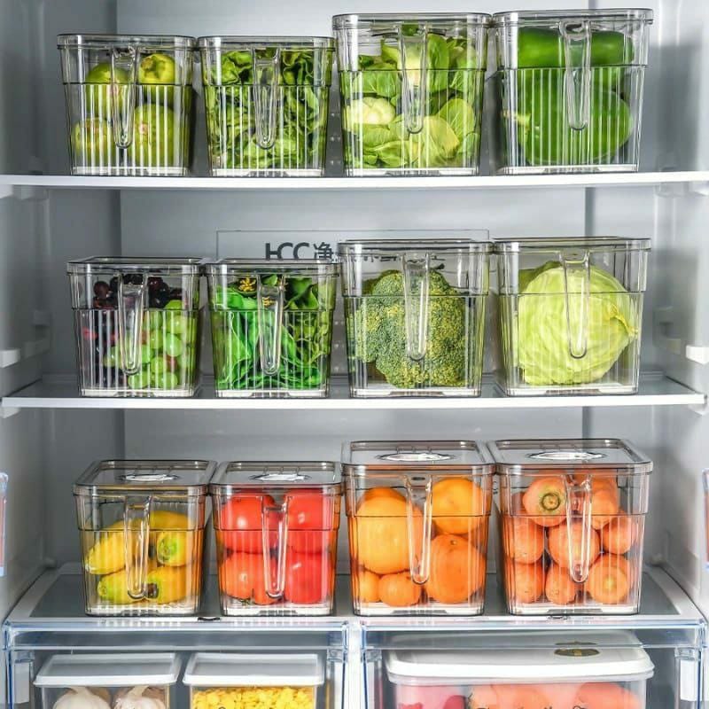Fridge storage containers