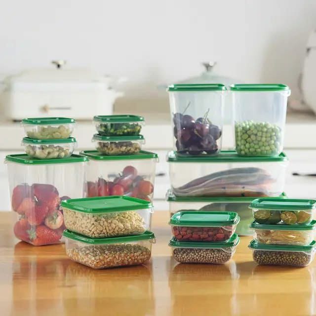 17pcs food storage boxes with  lids